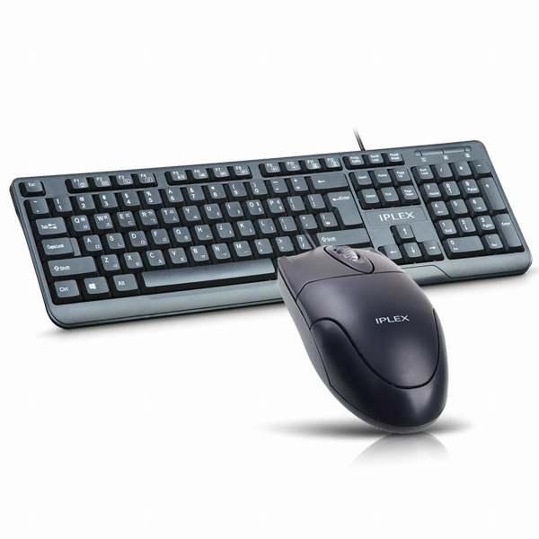 건평정보통신 IPLEX KP-7300PU 키보드 마우스 세트