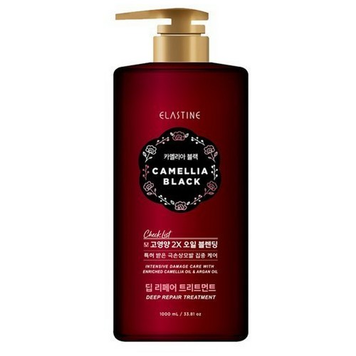 엘라스틴 카멜리아 블랙 딥 리페어 트리트먼트 1000ml