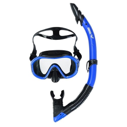 아레나  스노클 세트 블루 AUAAJ52