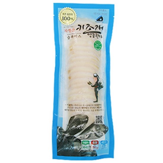 서해키조개영어조합법인  키조개 관자 슬라이스 6mm 200g
