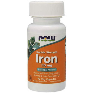 나우푸드 더블 스트렝스 철분 36mg 90캡슐