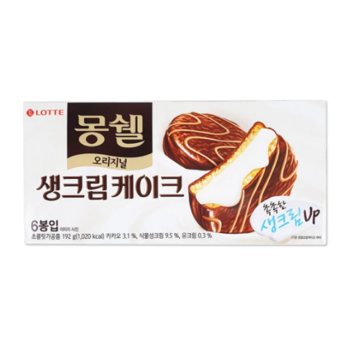 롯데제과  몽쉘 치즈케이크 192g