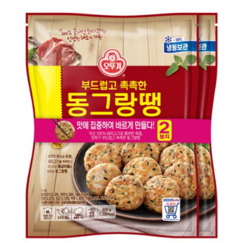 오뚜기  부드럽고 촉촉한 동그랑땡 500g