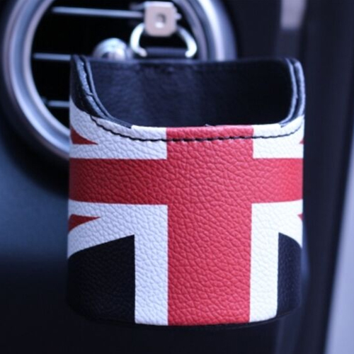 에그와이즈  유니온잭 가죽 차량용 컵홀더