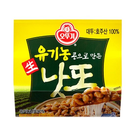 오뚜기 유기농 콩으로 만든 생낫또 50g
