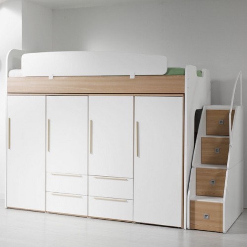 동서가구 공간활용 수납 옷장4세트 벙커침대 SS