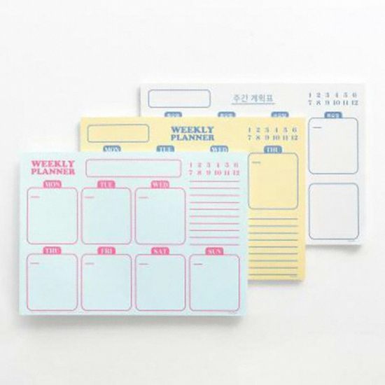 모노라이크  볼디즘 위클리 플래너 A4패드