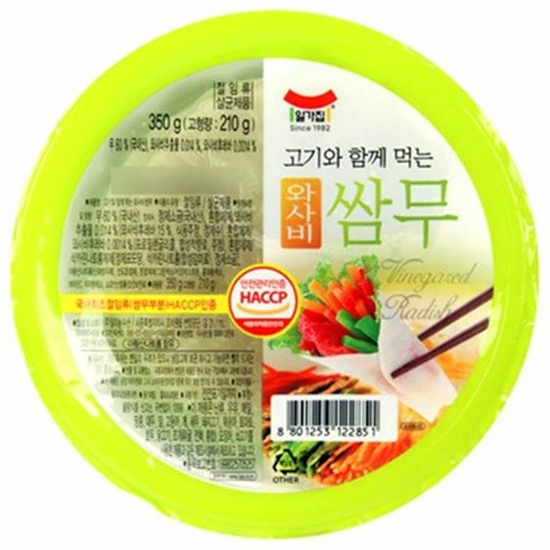 일미농수산 일가집 고기와 함께먹는 와사비 쌈무 350g