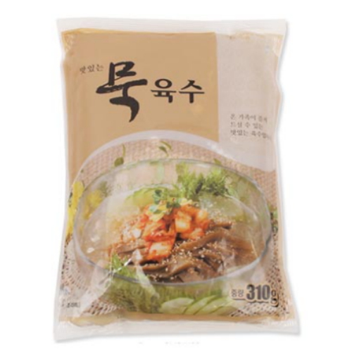 맛있는 묵육수 310gx10개-도토리묵밥 묵 냉육수