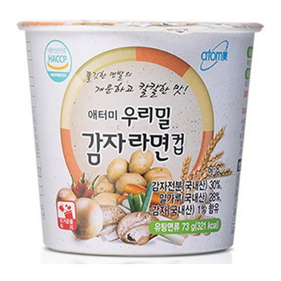 애터미  우리밀 감자라면 73g
