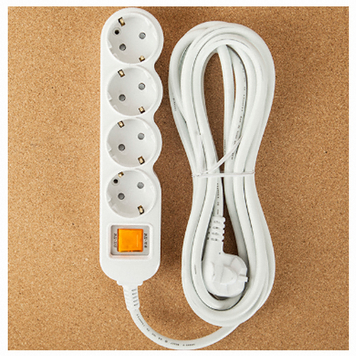 세계  4구 16A 안전캡 멀티탭