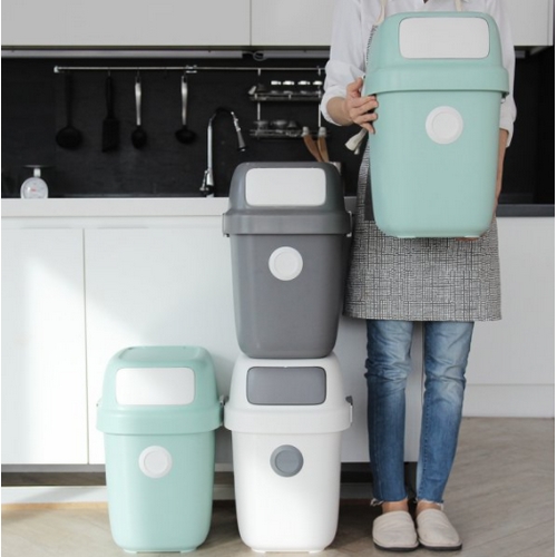 올리빙  도트 분리수거함 60L