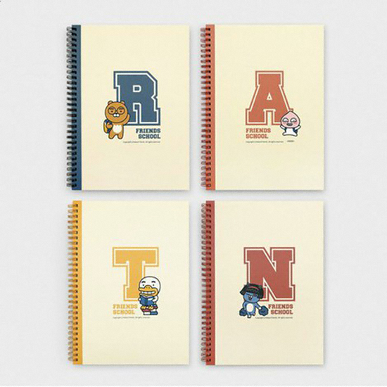 카카오프렌즈 프렌즈스쿨 대학 노트