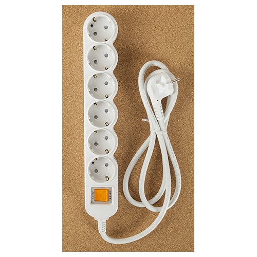 세계  6구 16A 안전캡 멀티탭