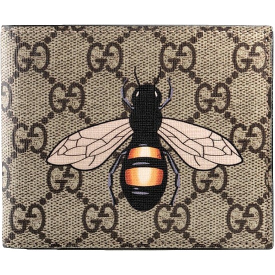 구찌 GG 수프림 벌 반지갑_451268 K5V1N 8666