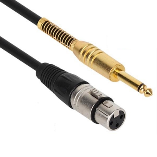 강원전자  XLR 캐논(F) to 5.5mm 모노 AUX 케이블