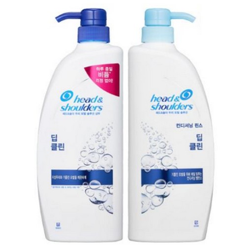 헤드앤숄더 딥클린 샴푸 850ml+린스 850ml