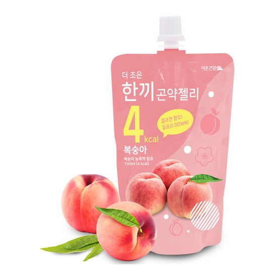 도투락 더존건강 더조은 한끼 곤약젤리 복숭아 150g