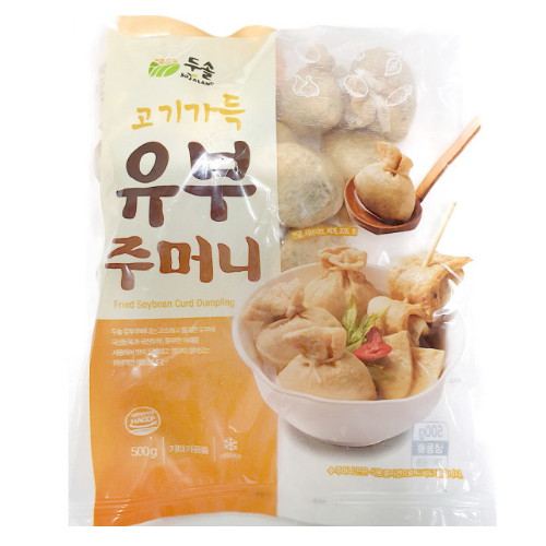 두솔  고기가득 유부주머니 500g