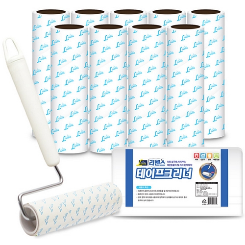 아소리빙  리벤스 사선컷팅 테이프클리너 12종 세트