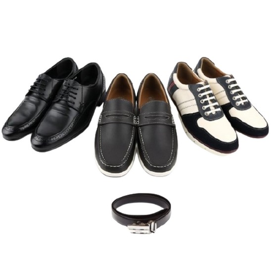 무다 국내산 리얼 천연소가죽 남성화 3종셋트 소가죽 TVA