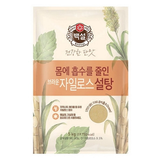 백설 브라운 자일로스 설탕 5kg