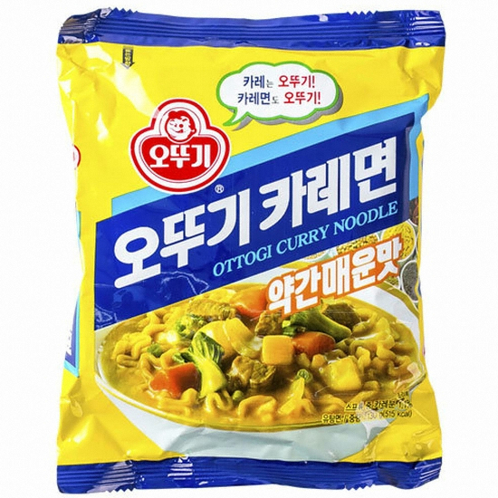 오뚜기  카레면 약간매운맛 130g