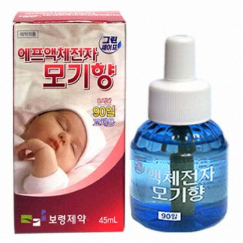 보령제약 그린세이프 에프 액체 전자모기향 무향 교체용 90일