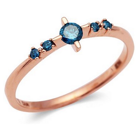 14K La Diosa 라디오사 청다이아 반지 G14D-7966RM