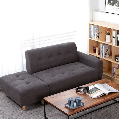 에보니아 뮤즈 패브릭 소파 2인용