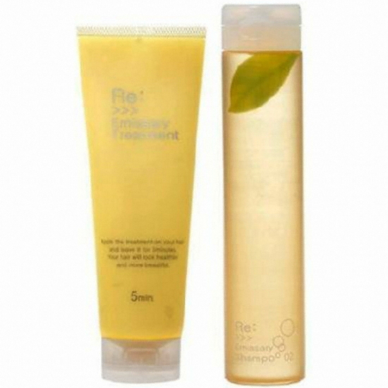 아쥬반 RE: 에미사리 샴푸+트리트먼트 2종세트