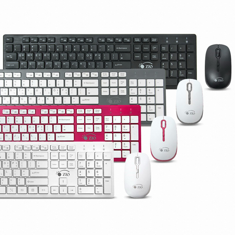 Bless ZIO KMW4030 무선 키보드 무선 무소음 마우스 세트