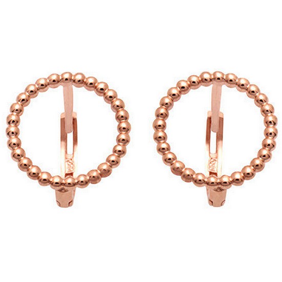 루루골드  14K 엘르주얼리 엘르주얼리 라운드 큐빅 원터치 귀걸이 gold pin ELGPEE195 ELGPEE195