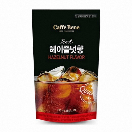 웅진식품 카페베네 헤이즐넛향 파우치 190ml [20개] - 에누리 가격비교