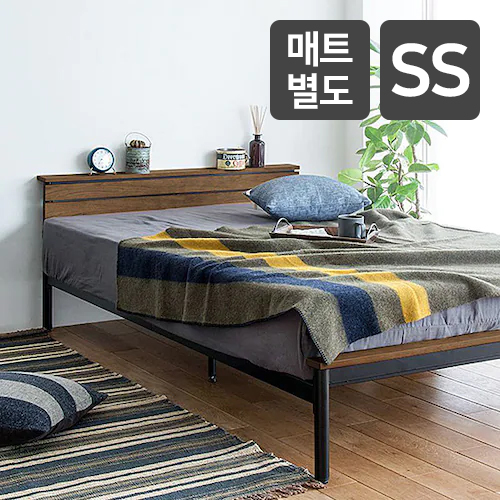 미즌하임 모노폴리 원목 철재 침대 SS