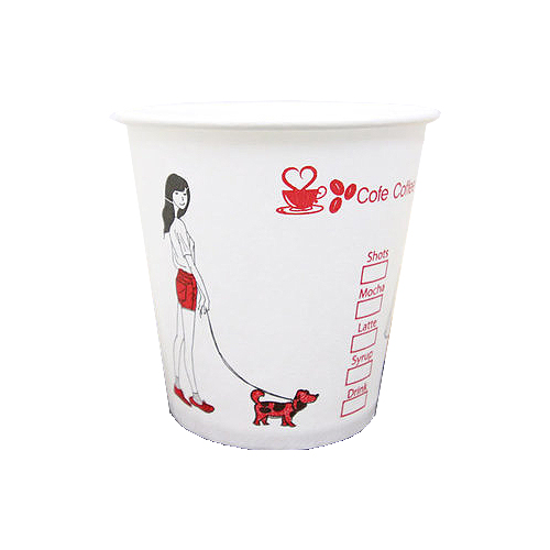 포스아트  6.5온스 무형광 위생종이컵
