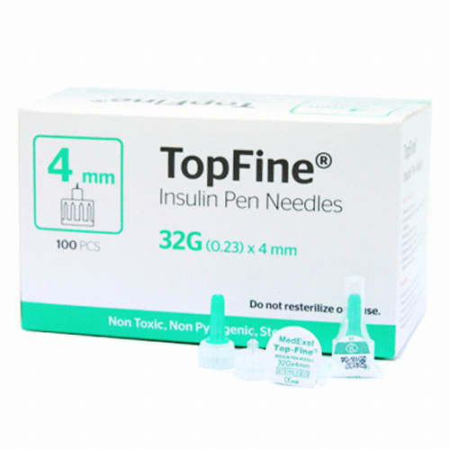 메덱셀 탑파인 인슐린 펜니들 32G 4mm