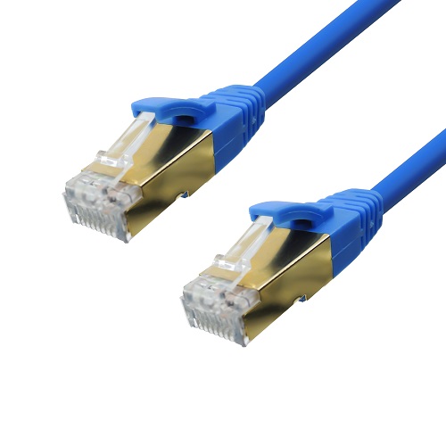 인네트워크  CAT.7 SSTP 10G 금장 난연 랜케이블 블루