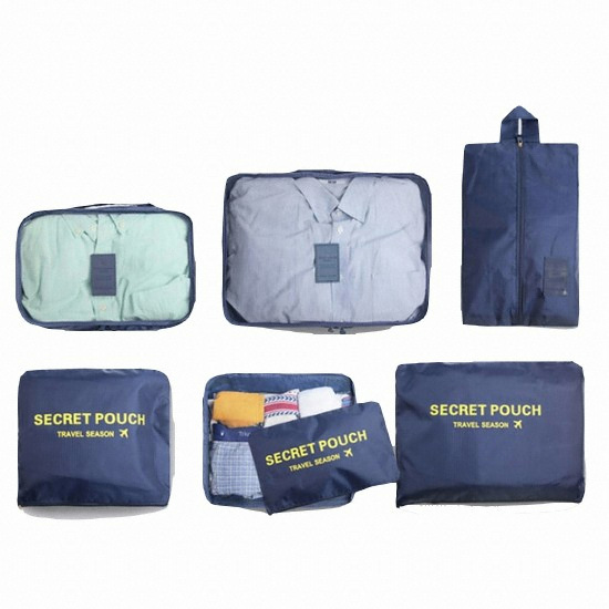 TRAVEND 캐리어 여행용 고급 파우치 7종 세트