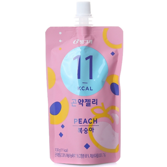 빙그레  곤약젤리 복숭아 130g