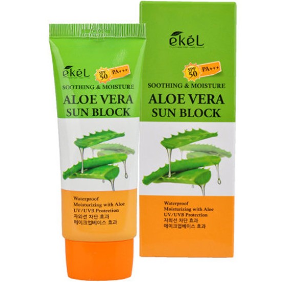 이켈 수딩앤모이스처 알로에베라 선블록 70ml