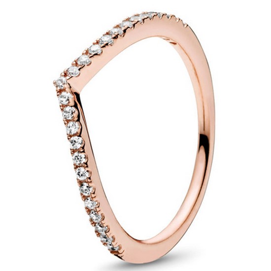 판도라  레이어드링 샤이닝 위시 로즈 비드 쉬머링 186316CZ