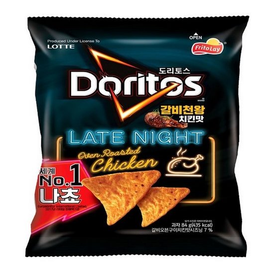 롯데제과  도리토스 갈비천왕 치킨맛 84g