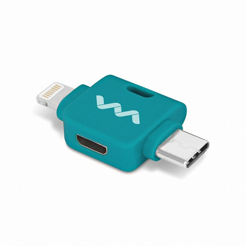 와사비망고  스위치 USB Type C + 라이트닝 8핀 고속충전 듀얼 젠더