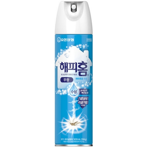 해피홈 에어로솔 수성 무향 500ml