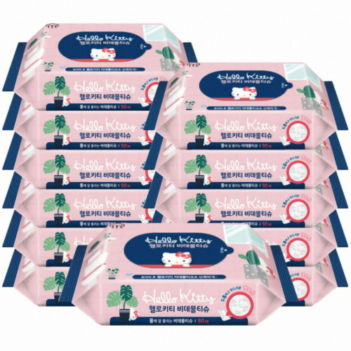 헬로키티 비데물티슈 리필형 50매
