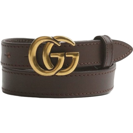 구찌 여성 놈 GG 25 통가죽벨트_NW18BT7007