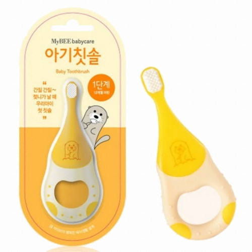 마이비  치발기겸용 아기칫솔 1단계