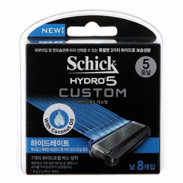 쉬크  하이드로5 커스텀 하이드레이트 면도날