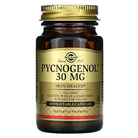 솔가 Solgar 피크노제놀 30 밀리그램 베지캡슐